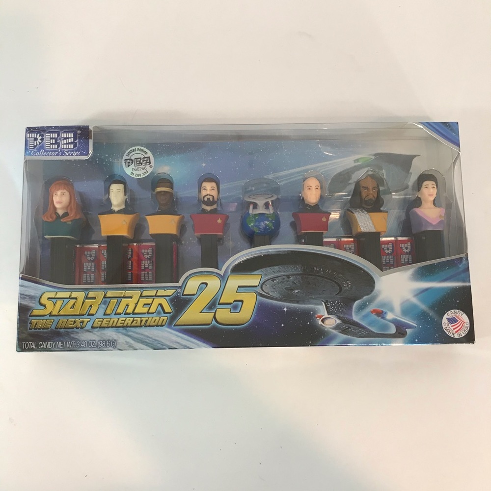 Star Trek Next Generation 25th Anniversary PEZ Set